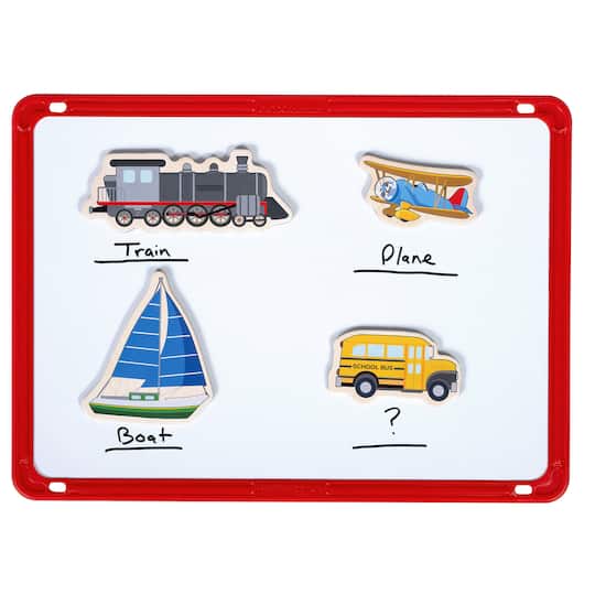 Spark & Wow Wooden Transport Magnets Set